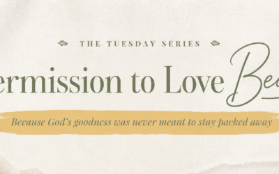 Permission to Love Beauty- because God’s goodness was never meant to stay packed away.